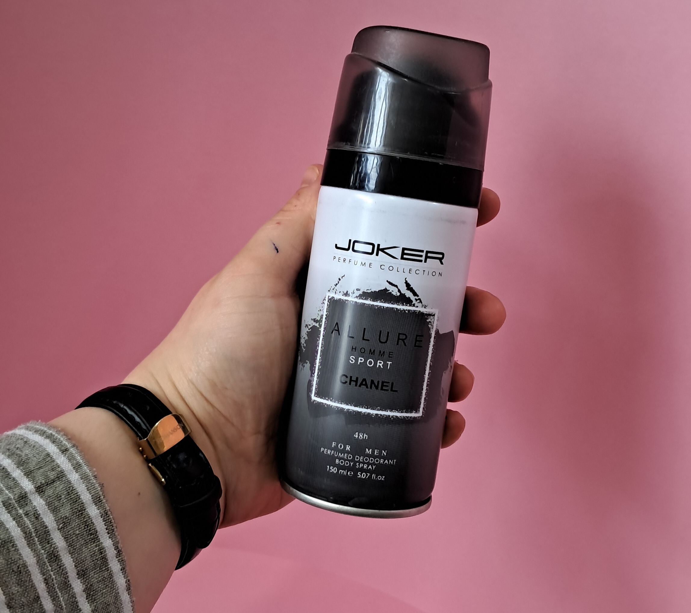 اسپری بدن مردانه جوکر مدل Allure Chanel Sport حجم ۱۵۰ میلی لیتر