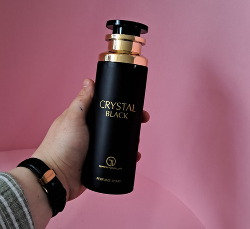اسپری بدن زنانه گراندیور مدل Crystal Blackحجم۲۰۰ml