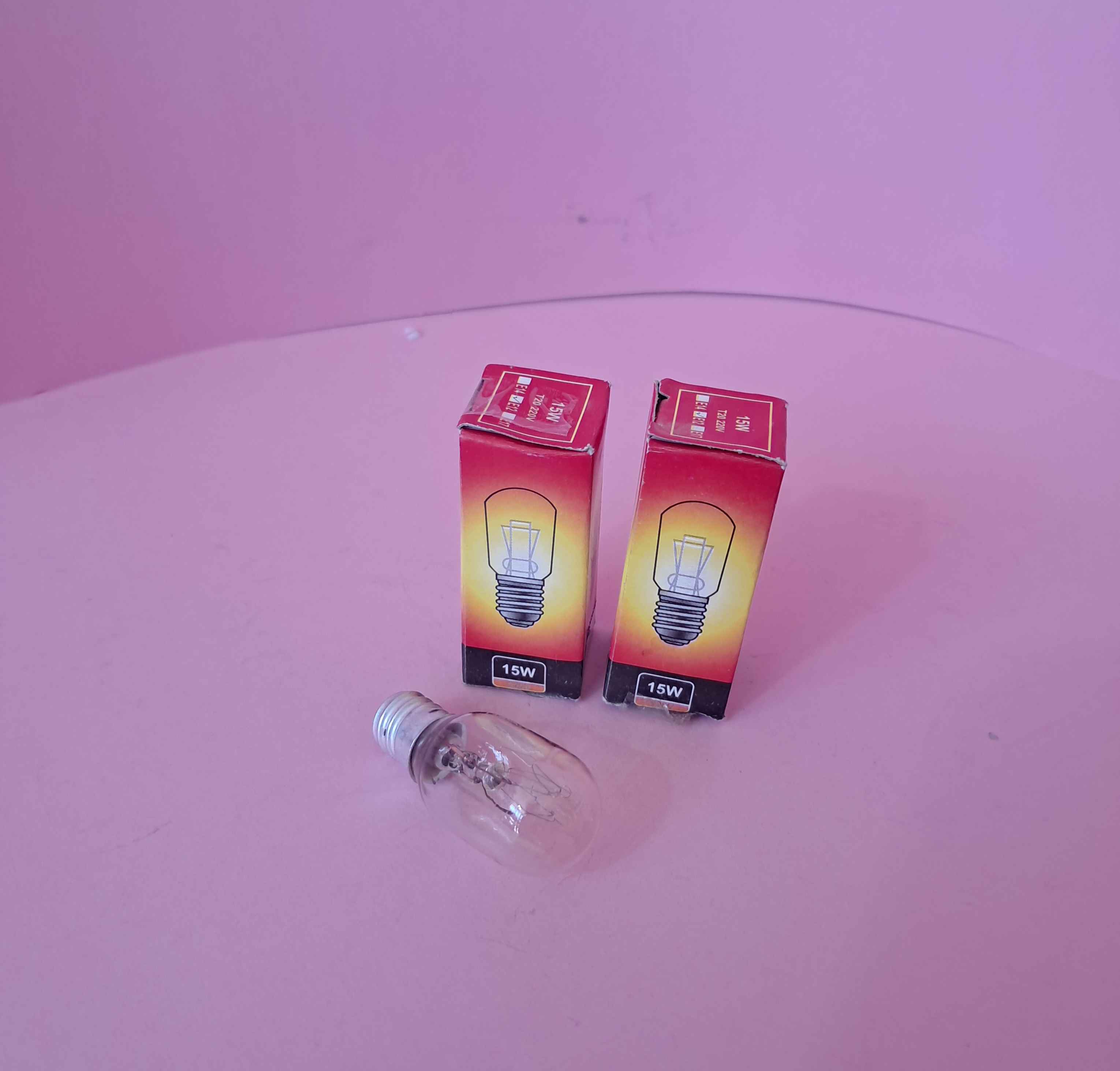 لامپ چرخ خیاطی 220 ولت 15 وات ام وی سی مدل چشم گربه ای پایه E12