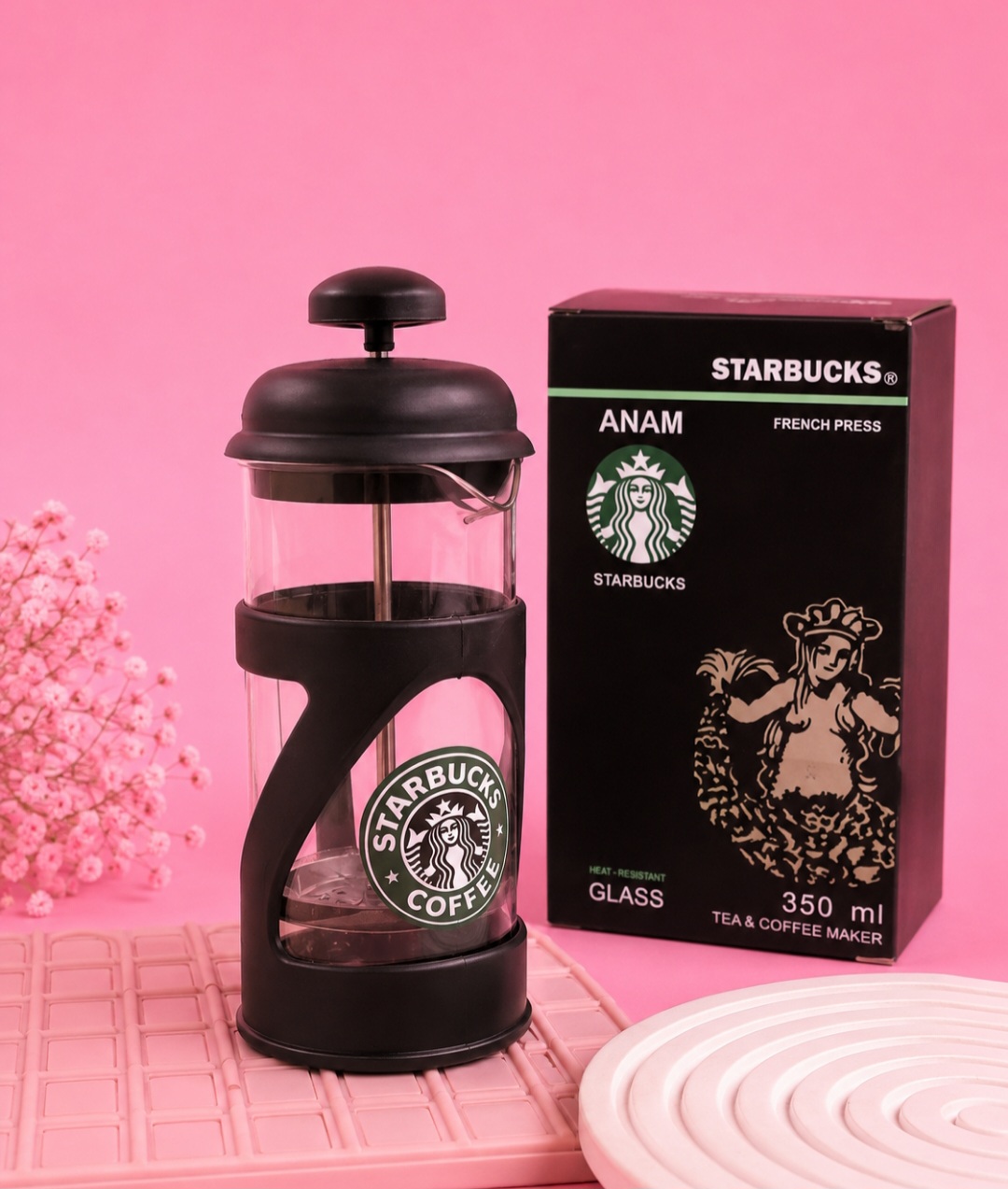 فرنچ پرس Starbucks ظرفیت 350 میلی لیتر